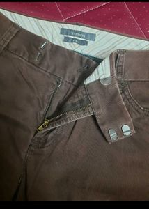 KOREAN BROWN TROUSER PANT
