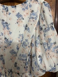 Floral Print V-neck Dress Vero Moda
