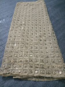 golden havy embroidery work dupatta party wear