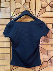 final offer Ribbed Scoop Neck Top by mywishbag