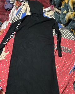 Black hoodie dress🤍