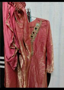 Beautiful shine kurti full set