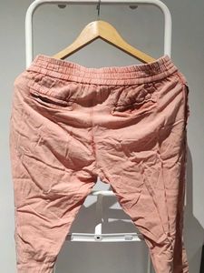 White Cardigan and Pink Pants Set