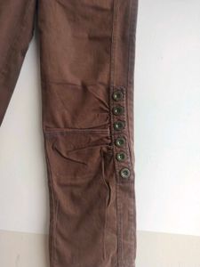 Brown Retro Style Pant
