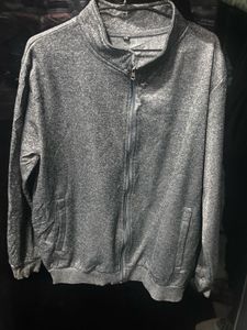 Gray Full-Zip Jacket