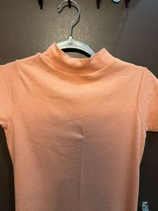 Peach Mini Dress - Casual Chic!