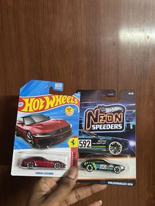 Hot Wheels Ferrari & VW SP2 Neon Speeders