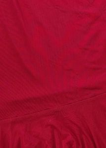 Burgundy Bodycon Midi Dress(With Suprise Gift)