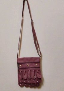 Chic Dusty Rose Crossbody Bag