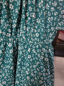 Cute Floral Print Mini Dress