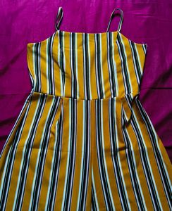 Striped Wide Leg Jumpsuit