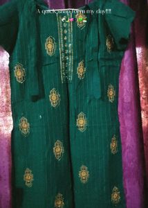 Elegant Green Kurta with pant