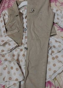 Frock With Jacket And Jeans
