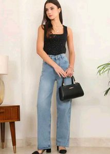 Stylish Women's Wide Leg Jeans