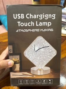 Crystal Diamond Table Lamp | Rechargeable Touch La