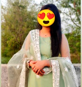 Full Embroidered Kurta , Palazo And Dupatta