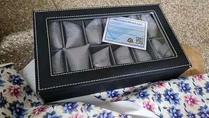 12 slots watch organizer in different shades