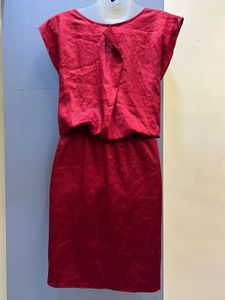DIWALI SALE OFFER🚨Classic Red Button-Up Dress
