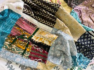 Boho hippie Patchwork Palazzo Pants
