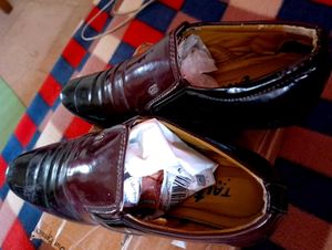 Men's Brown Slip-On Dress Shoes