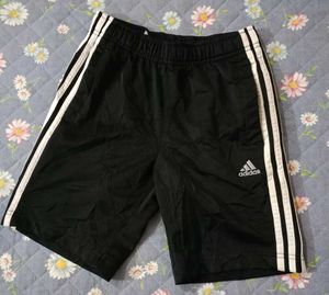 Adidas Black 3-Stripes Shorts