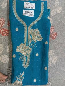 TEAL BLUE SUIT SET