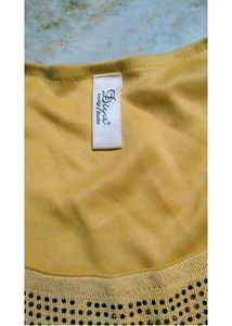 DIYA'S Elegant Yellow Dress