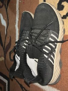 Black Knit Sneakers