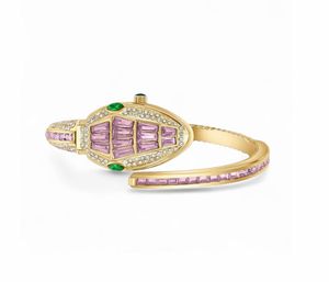 Sparkling Snake Bangle Bracelet