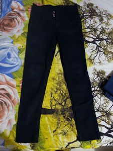 Black High-Waisted Pants