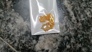 Gold Chain Necklace with Pearl Pendant