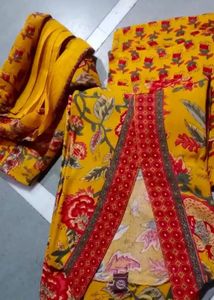 Floral Print Kurta Set