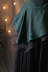 Elegant Green Peplum Top