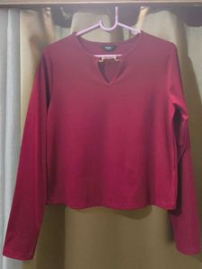 MAX Red Top with Gold Hardware