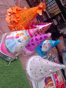 Assorted Party Hats - Fun for Everyone! 10 pc mix