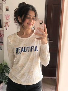 Graphic Print Long Sleeve T-Shirt