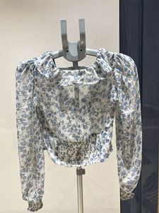 Floral Ruffle Blouse