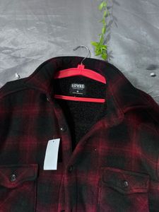 Cozy Plaid Fleece Sherpa  Lined Jacket shirt