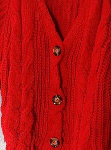 Red ♥️ Color Cardigan