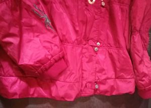 Vibrant Red Puffer Jacket