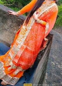 Garara Suit In Beautiful Orange Colour 🧡