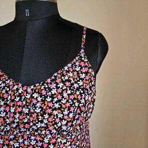 Floral Print Mini Dress