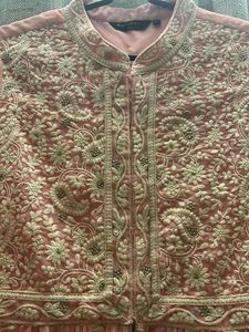 Melange Elegant Embroidered Pink Kurta