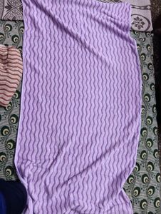 Soft Purple and brown big towels