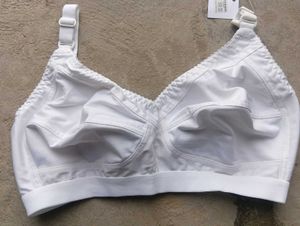 Classic White Cotton Bra