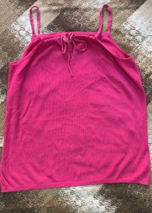 Vibrant Pink Spaghetti Strap Top