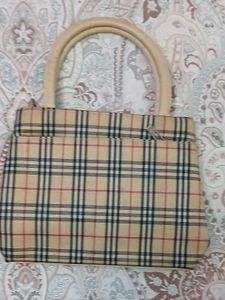 Tote Bag with Classic Burberry Plaid