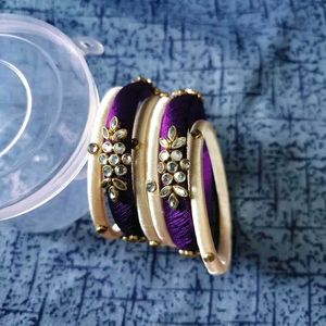 Elegant Silk Thread Bangles