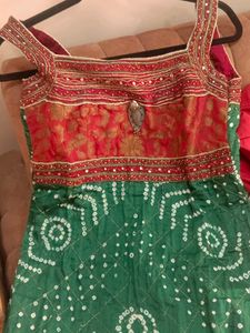 Beautiful Green Kurta embroidered