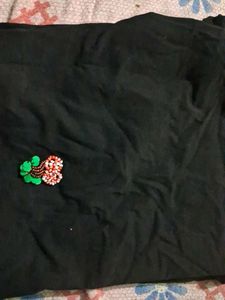 Black T-Shirt with 🍒